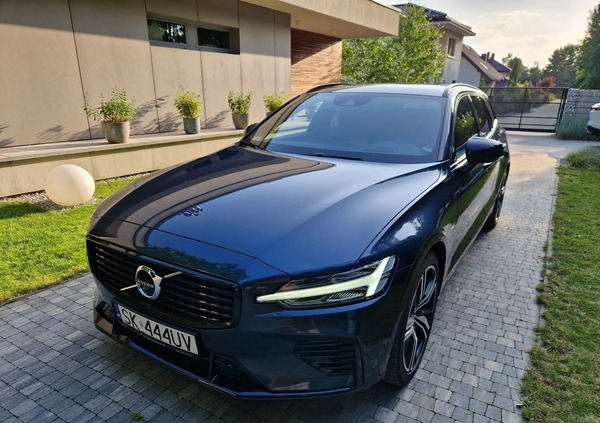Volvo V60 cena 163900 przebieg: 85500, rok produkcji 2019 z Katowice małe 781